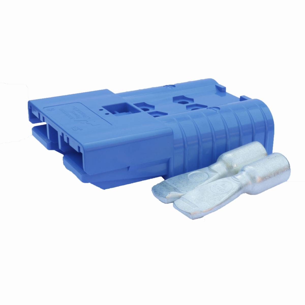 Anderson Flachstecker SBE 320A blau mit Griff und Zugentlastung 70mm² (mit Endableiter 1500mm) (oder ähnlich Anderson)
