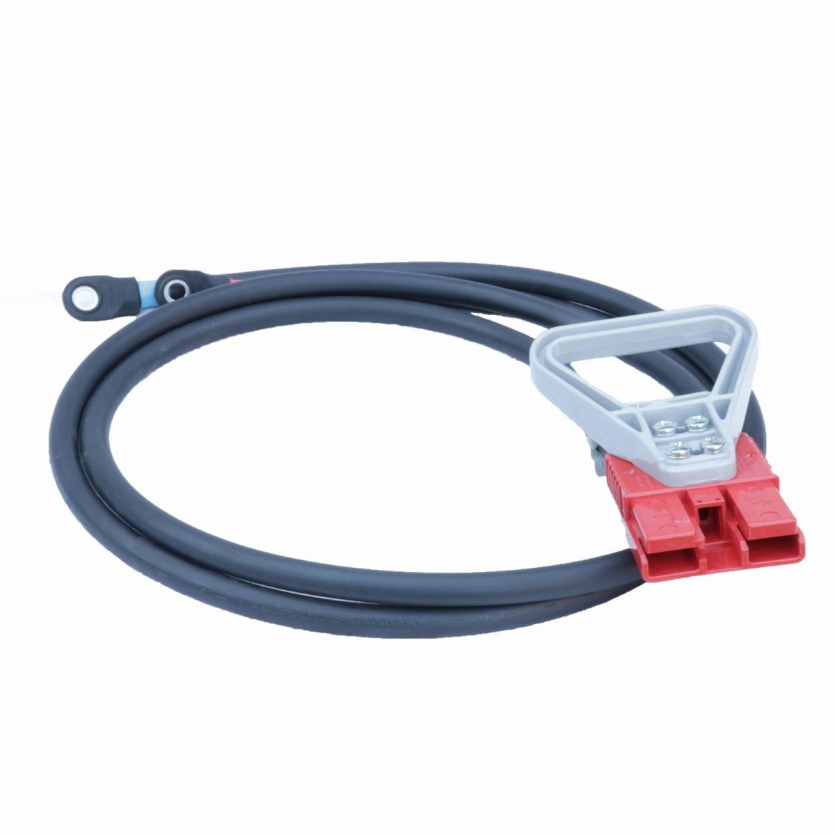 Anderson Flachstecker SBE 160A rot mit Griff und Zugentlastung 35mm² (mit Endableiter 1000mm) (oder ähnlich Anderson)