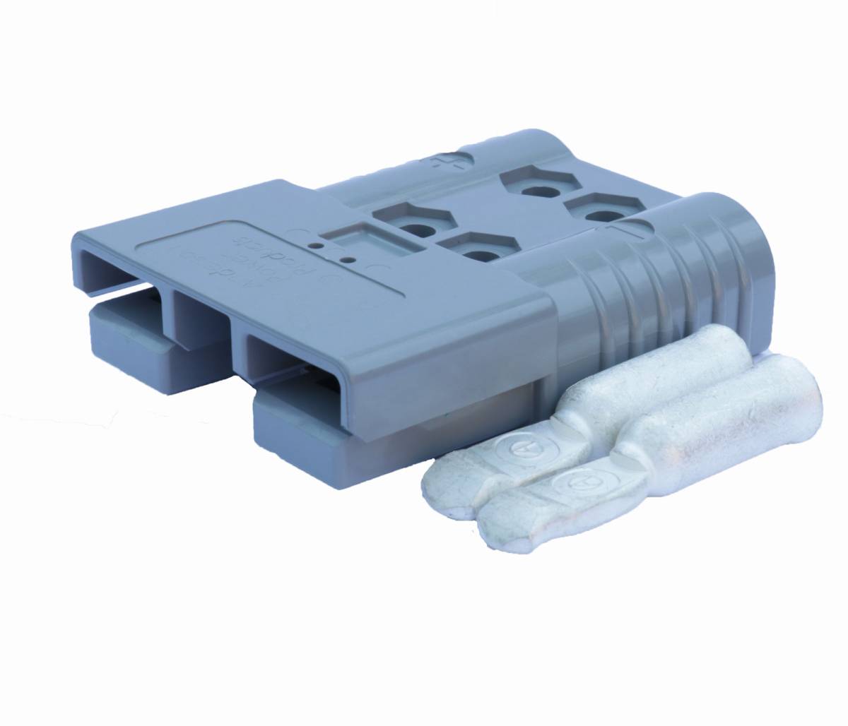 Anderson Flachstecker SBE 160A grau, Stecker inkl. 2 Hauptkontakte, 36 V, 35mm² (oder ähnlich Anderson)