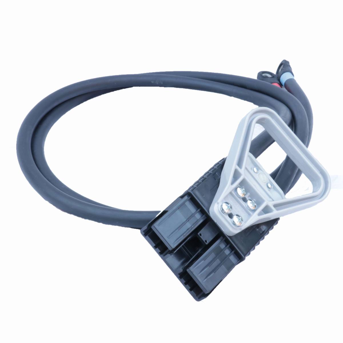 Anderson Flachstecker SBE 320A schwarz mit Griff und Zugentlastung 70mm² (mit Endableiter 1500mm) (oder ähnlich Anderson)